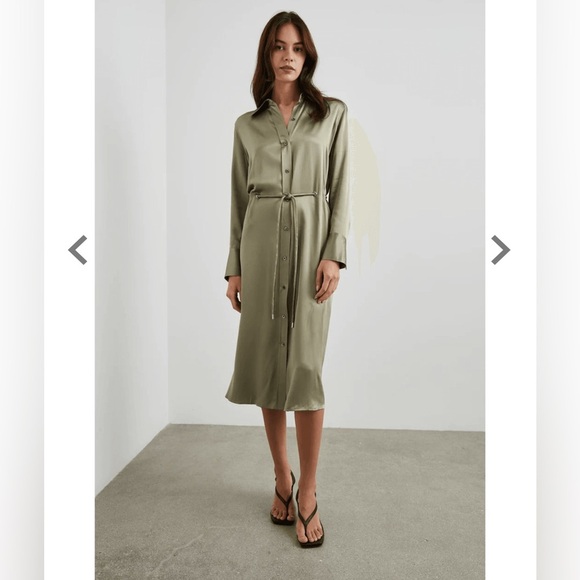 Rails Sage Green Anina Dress Size Small - Picture 1 of 7